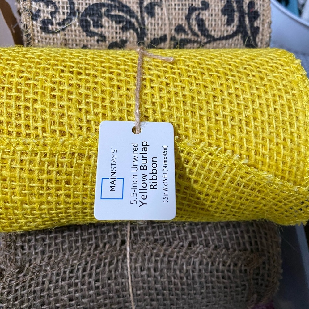 Mainstays Burlap Ribbon - Picture 3 of 7